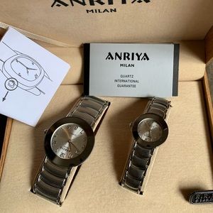 Set of two Amrita watches , NIB HIS AND HERS